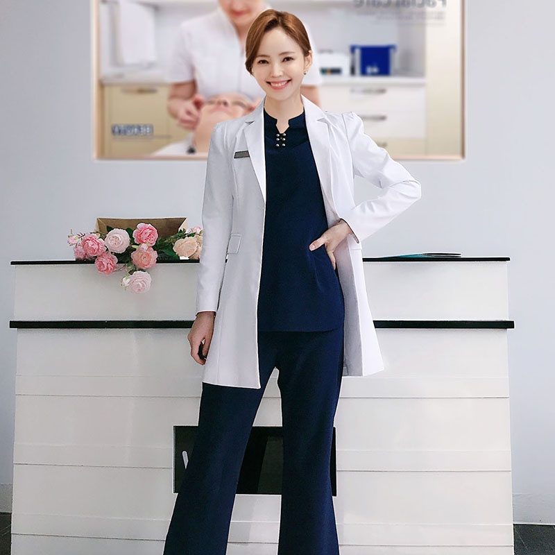 Medical Lab Years - Long Sleeve White Lab Coat Doctor