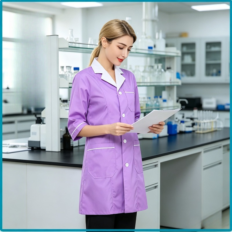 Lab Coat Medical - Beauty Salon Beautician Work Clothes, Women's