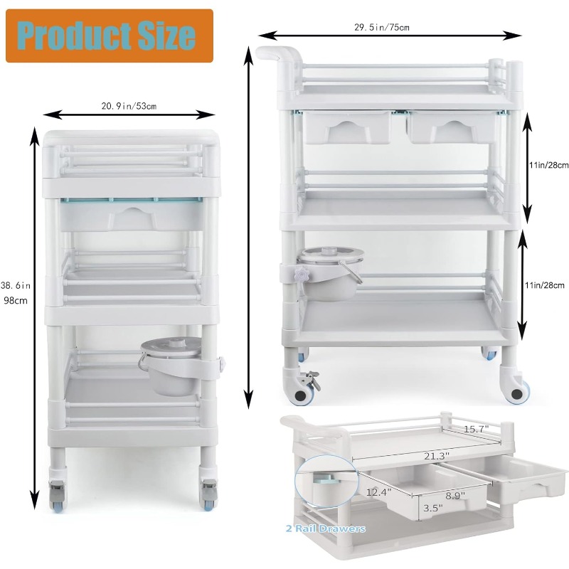 Utility Medical 3-Tier Estheti - Medical Lab Officer review and price