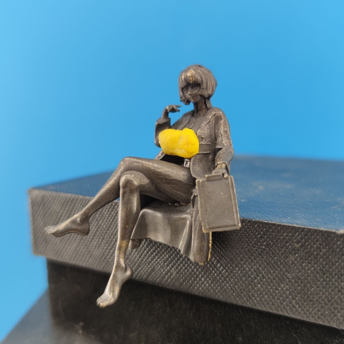 6cm Antique Brass Female Docto - Medical Lab Officer review and price