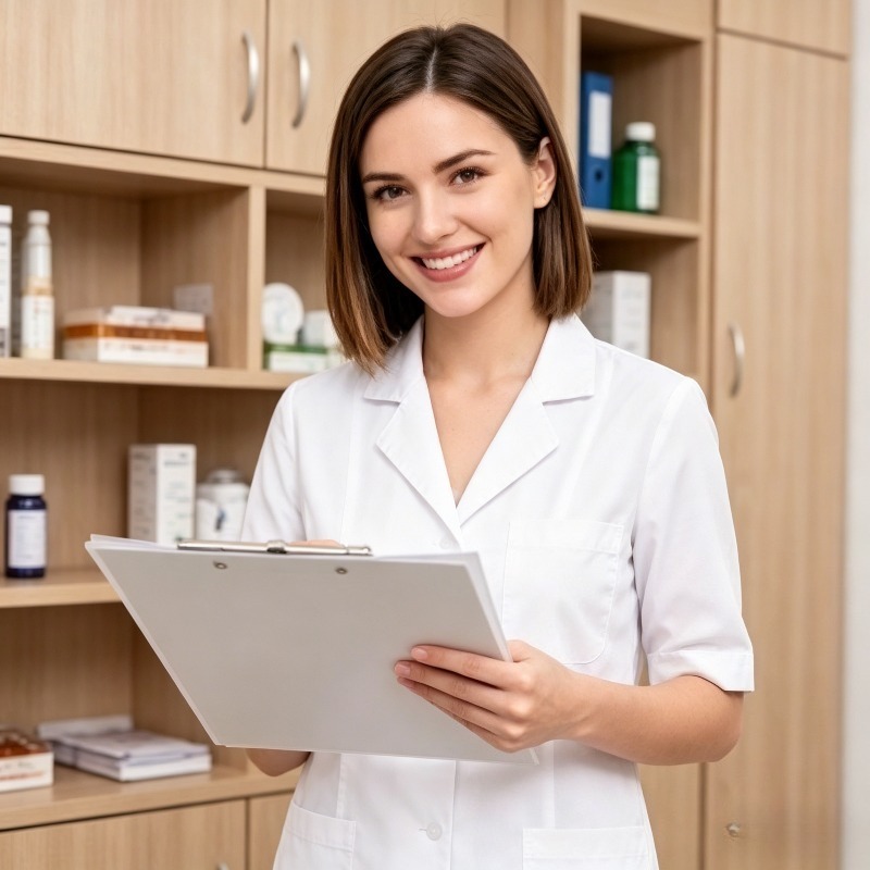 Beauty Salon Beautician Work C - Lab Coat Medical review and price
