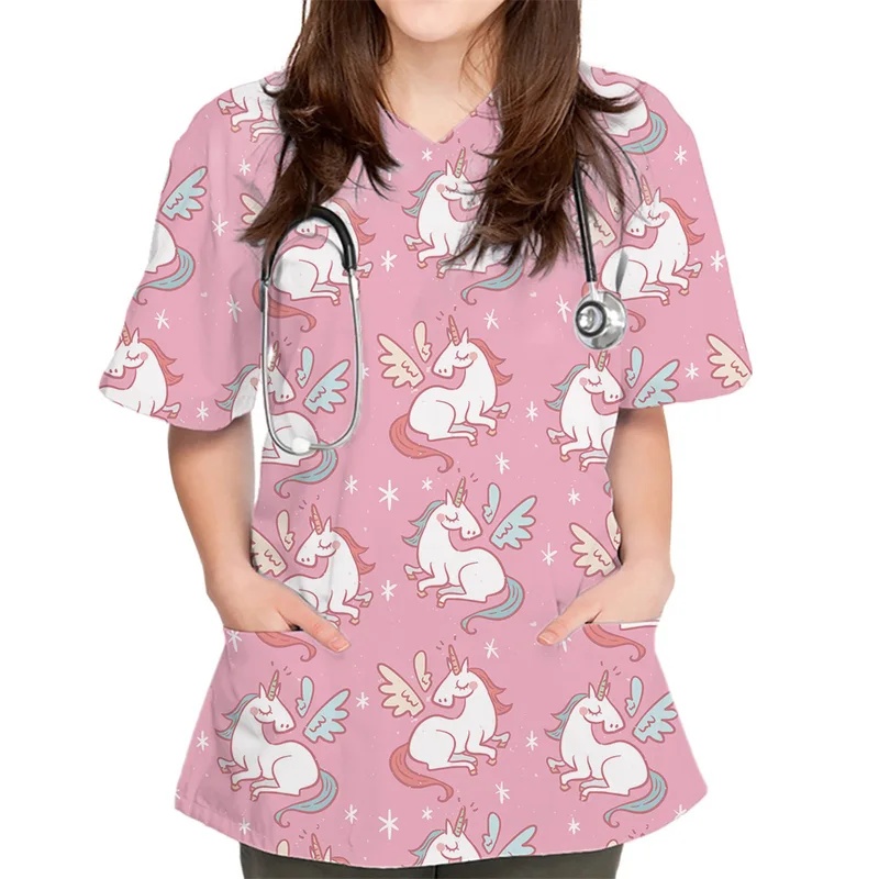 New Cartoon Print Women's Medi - Medical Lab Officer review and price