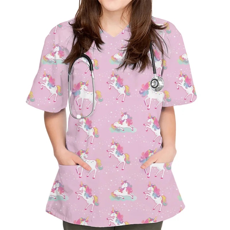 New Cartoon Print Women's Medi - Medical Lab Officer review and price